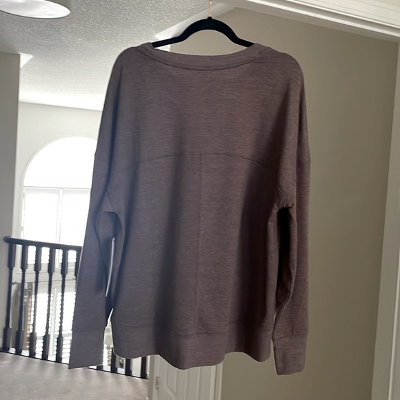 RBX Sunrise French Terry Sweatshirt brown L nwt - Picture 8 of 9